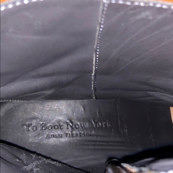 Adam Derrick To Boot New York Chocolate brown ombré Captoe leather boots size 8 - Picture 8 of 9